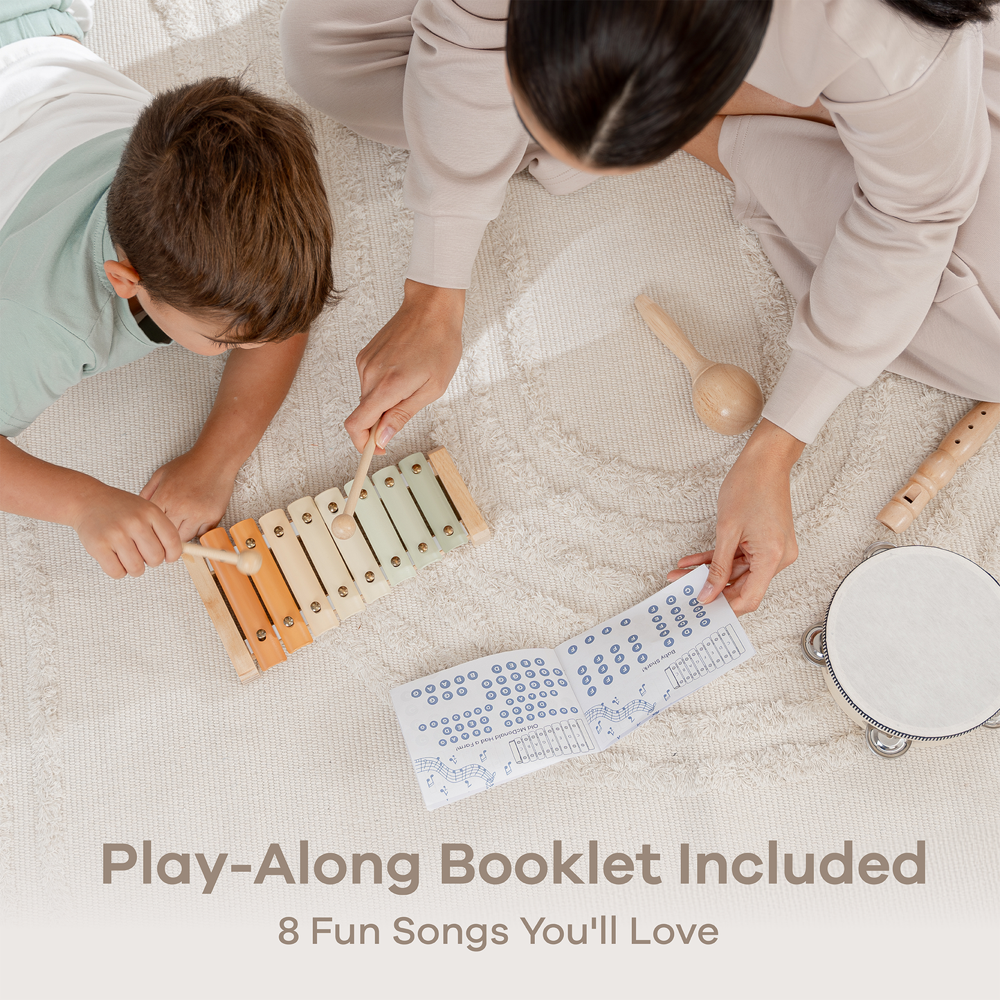 4-Piece Kit of Musical Instruments