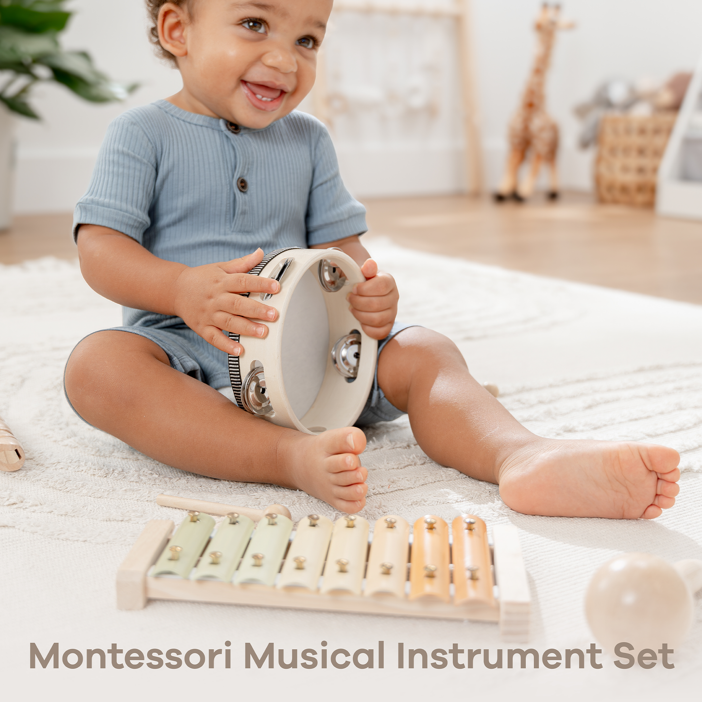 4-Piece Kit of Musical Instruments
