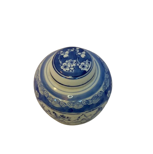 Chinoiserie Jar w/Lid