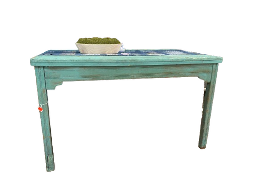 Vintage Turquoise Dining Table