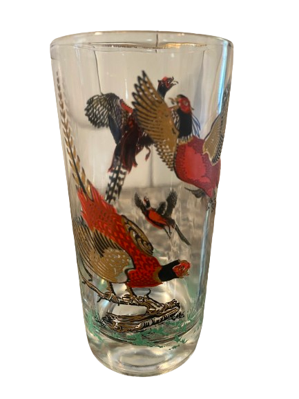 Glassware: Vintage Pheasant Hunting (Set of 5)