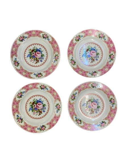 Floral Dishes (Set of 4)