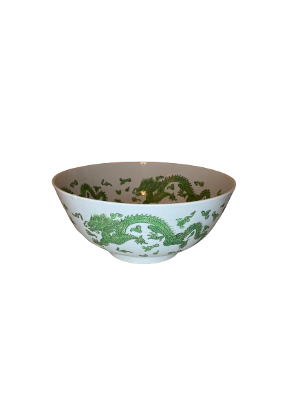 Green 10" Dragon Bowl