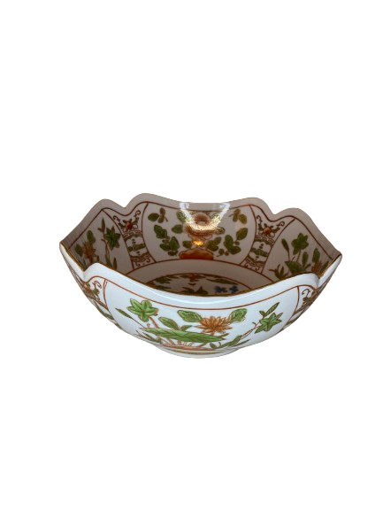 Multi-Colored 10" Chinoiserie Bowl