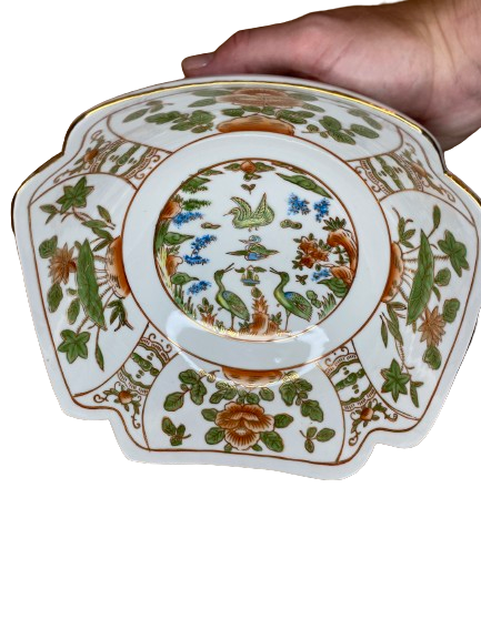 Multi-Colored 10" Chinoiserie Bowl